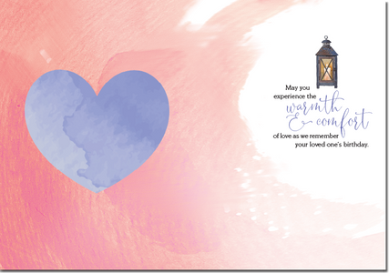hospice birthday remembrance card